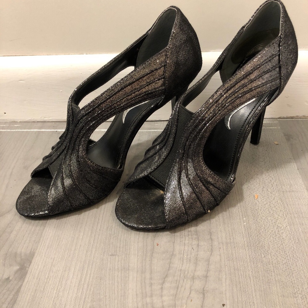 Dark Grey Sparkly Heels